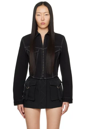 DION LEE Corset Denim Jacket