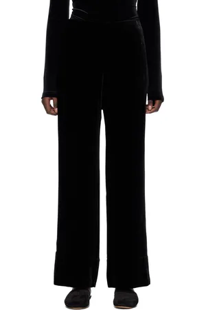Totême Black Wide Trousers