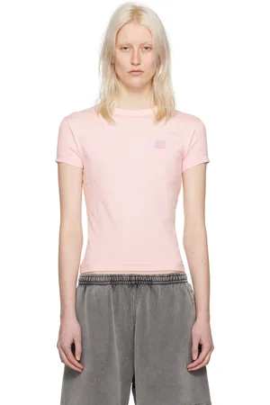 Acne Studios Pink Crewneck T-Shirt