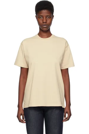 Totême Beige Straight T-Shirt