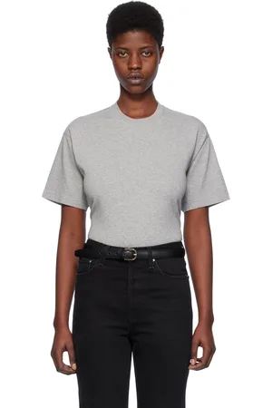 Totême Gray Straight T-Shirt
