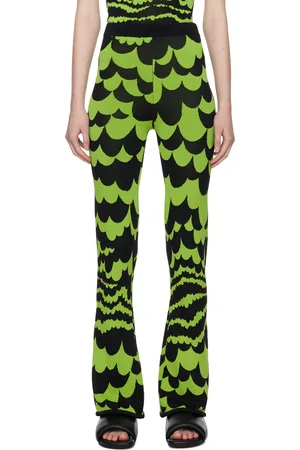 SIMON MILLER Green & Black Whitsett Trousers
