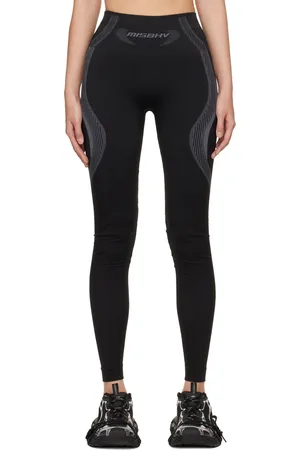 MISBHV Black Jacquard Leggings