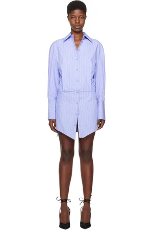 The Attico Blue Sylvie Minidress