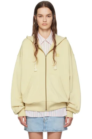 Acne Studios Yellow Zip Hoodie