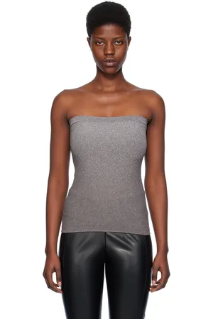 Wolford Silver Fading Shine Tube Top
