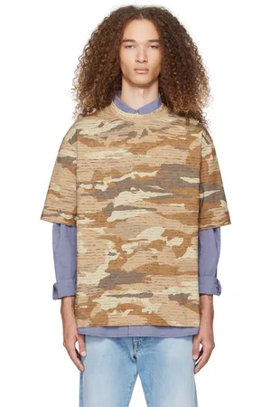 Acne Studios Brown Crystal-Cut T-Shirt
