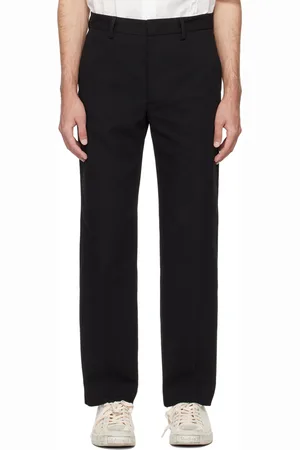 Acne Studios Black Regular Fit Trousers