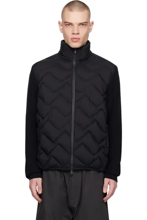 Moncler Black Paneled Down Jacket
