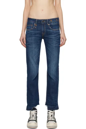 R13 Indigo Boy Straight Jeans