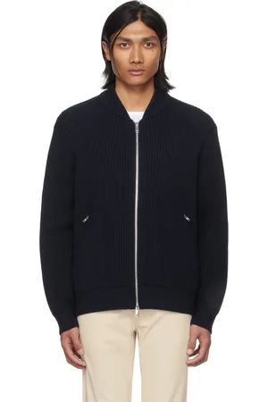 THEORY Navy Ryke Bomber Jacket