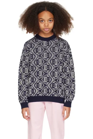 Acne Studios Kids Navy Crewneck Sweater
