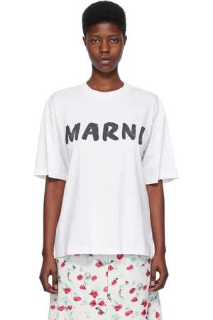 Marni White Printed T-Shirt