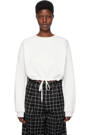 Marni White Drawstring Sweatshirt