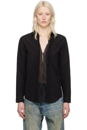 R13 Black Foldout Shirt