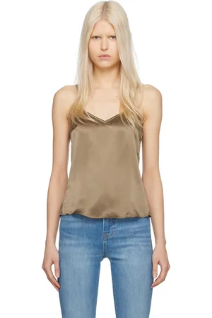Frame Brown V-Neck Camisole