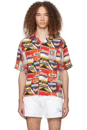 Rhude Red Printed Shirt