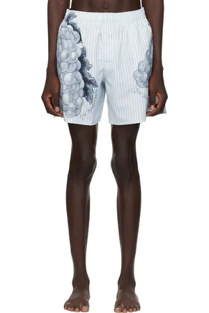 J.W.Anderson Blue Printed Swim Shorts