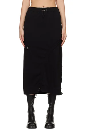 lesugiatelier Shirring Midi Skirt