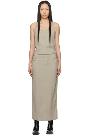 lesugiatelier Halter Maxi Dress