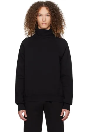 Les Tien Black Raglan Turtleneck