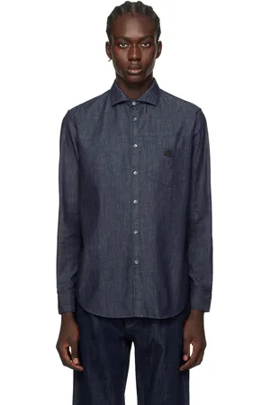 Emporio Armani Indigo Lightweight Denim Shirt