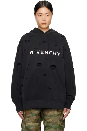 Givenchy Black Cutout Hoodie
