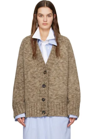 Maison Margiela Brown Botanical Dye Cardigan