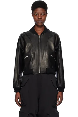 YMC Black Tenor Leather Jacket