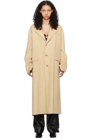 Nanushka Beige Veda Coat