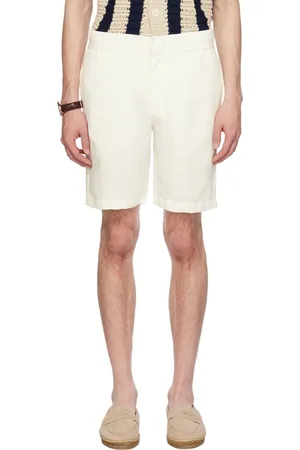 Orlebar Brown White Cornell Shorts