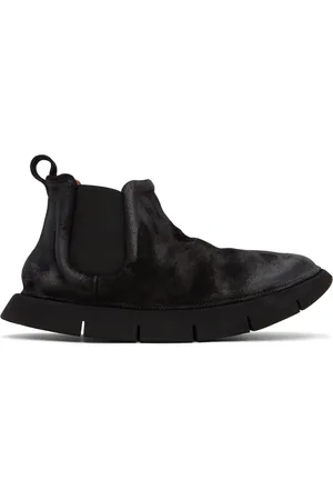 MARSÈLL Black Intagliata Chelsea Boots
