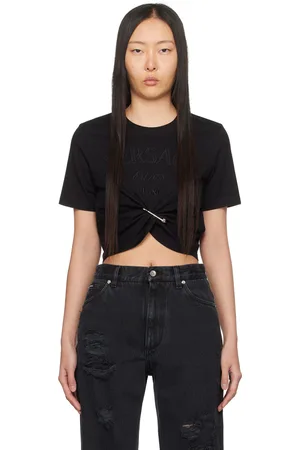 VERSACE Black Milano Stamp T-Shirt