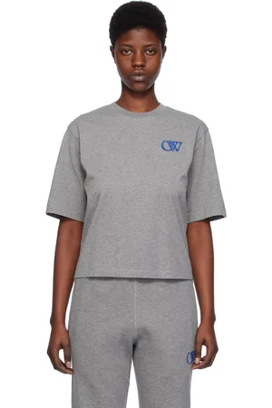 OFF-WHITE Gray Ow Basic T-Shirt