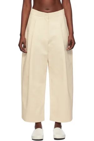 STUDIO NICHOLSON Off-White Dordoni Trousers