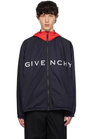 Givenchy Navy Hooded Jacket