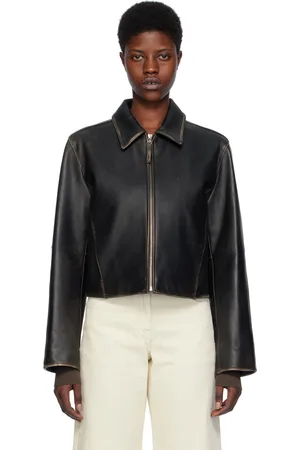 Low Classic Faded Leather Jacket
