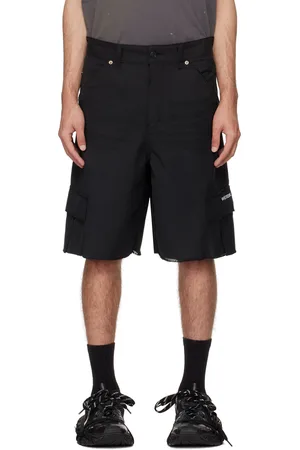 We11 Done Frayed Cargo Shorts