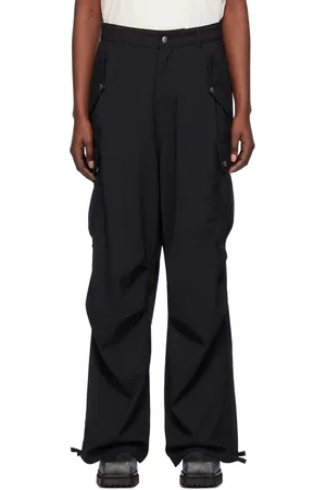 Rhude Black Cargo Pocket Trousers