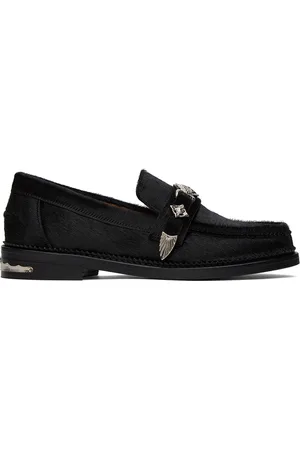 TOGA VIRILIS SSENSE Exclusive Black Fur Loafers