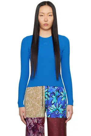 Marine Serre Blue Core Sweater