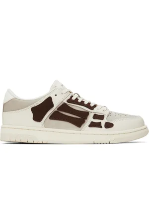 AMIRI Beige & Skel Top Low Sneakers