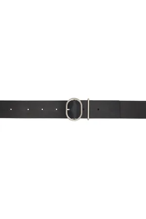 Jil Sander Black Cannolo Belt