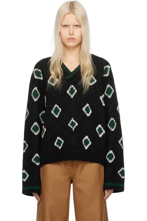Holzweiler Black & Green Palomar Sweater