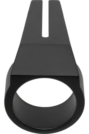 Rick Owens Black Open Trunk Ring