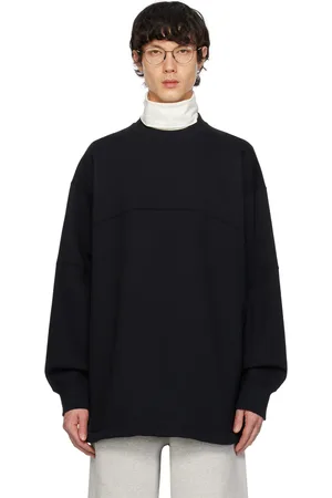 Jil Sander Black Paneled Sweatshirt