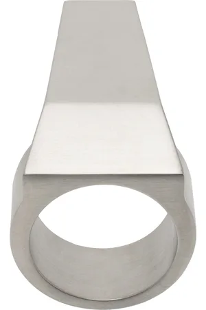 Rick Owens Silver Trunk Ring