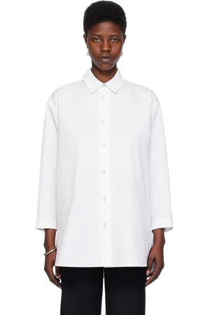 Jil Sander White Spread Collar Shirt