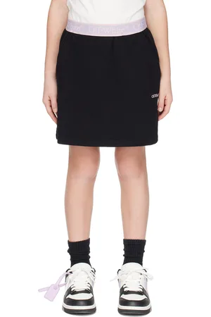 OFF-WHITE Kids Black Bookish Skirt