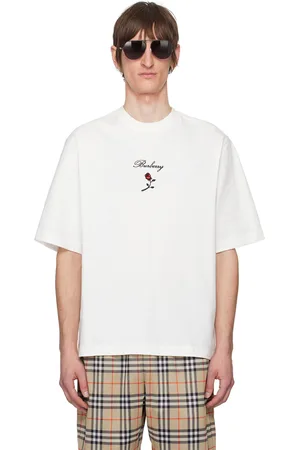Burberry White Rose T-Shirt